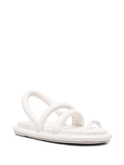 Shop Marsèll Spalmata Padded Sandals In White