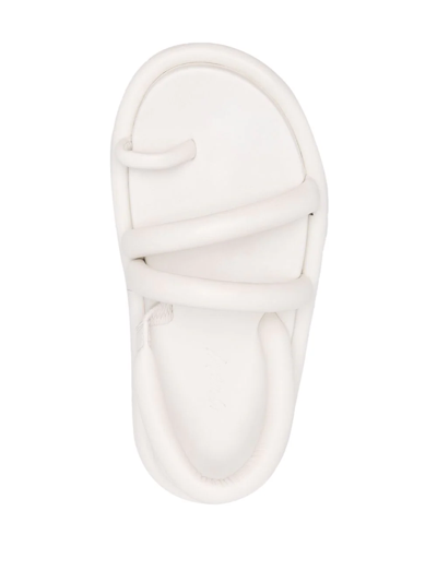 Shop Marsèll Spalmata Padded Sandals In White