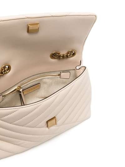Tory Burch Kira Chevron-leather Shoulder Bag In Neutrals