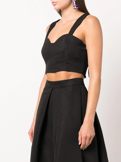 Shop Sachin & Babi Darcy Cropped Top In Schwarz