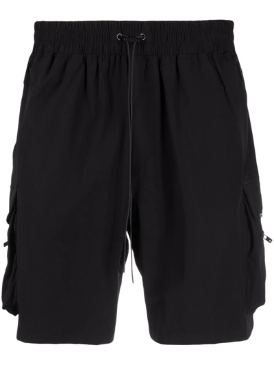 Shop Represent Drawstring-waist Shorts In Schwarz