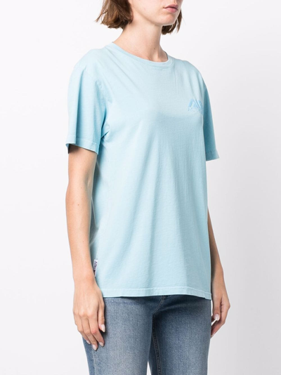 Shop Autry Logo Print Short-sleeve T-shirt In Blau