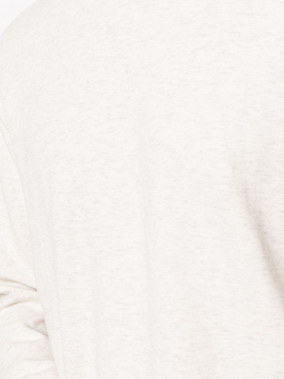 Frame Classic Fit Long Sleeve Crewneck T-shirt In Nude