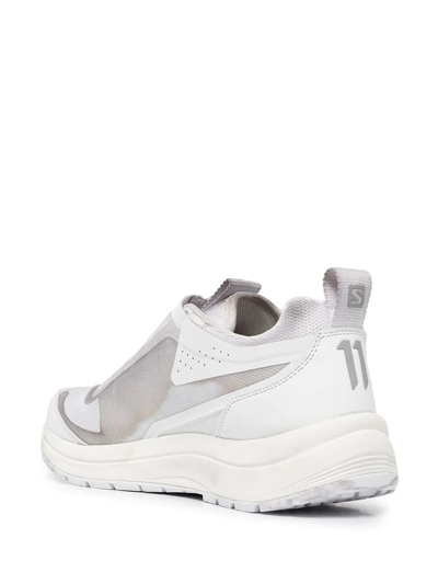 11 By Boris Bidjan Saberi White Salomon Edition Bamba 2 Low Sneakers In White