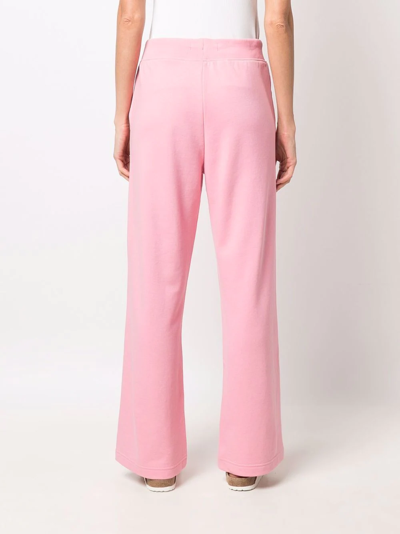 Shop Tommy Jeans Drawstring-waist Track Pants In Rosa