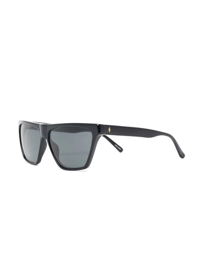 Shop Attico Cat-eye Sunglasses In Schwarz