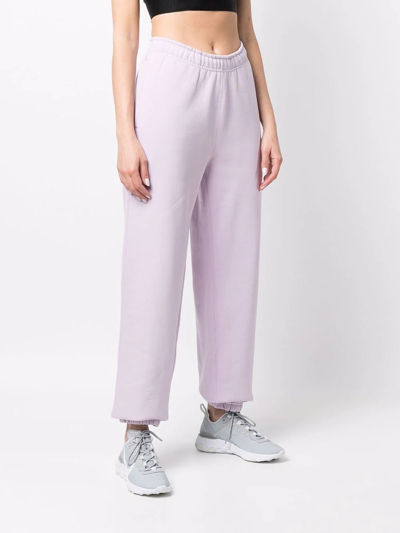 Shop Nike Solo Swoosh Track Pants In Violett