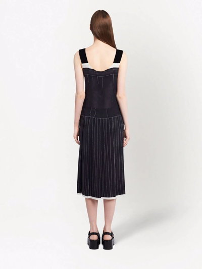 Prada Women's Silk Dress In Schwarz
