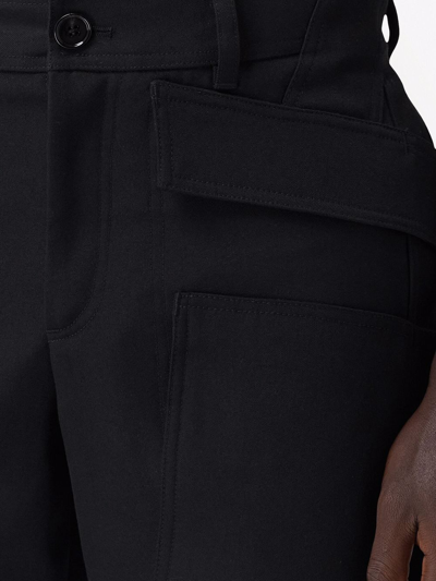 Shop Burberry Cotton Shorts In Black