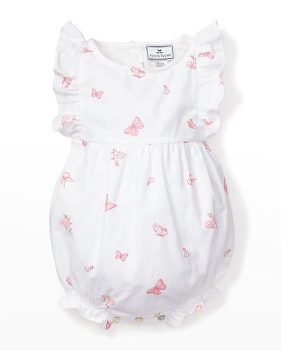 Shop Petite Plume Girl's Butterfly Bubble Romper In White