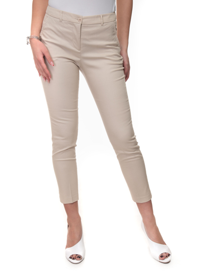 Shop Seventy Classical Trousers In Beige