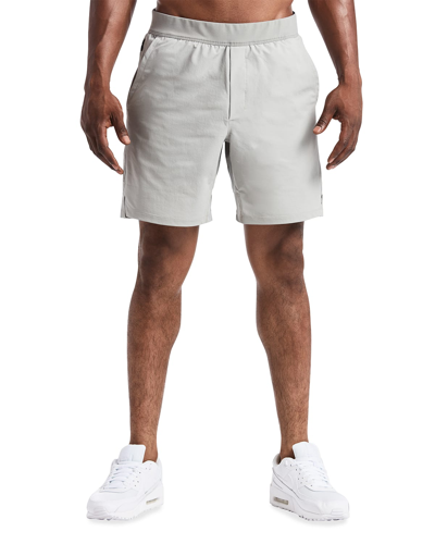 Shop Public Rec Men's Solid Flex Athletic Shorts In Fog