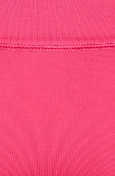 Shop Nike Essential High Waist Bikini Bottoms In Fireberry