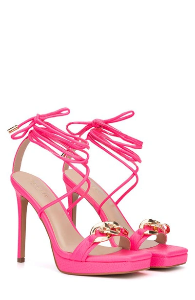 Torgeis Cassava Heel In Fuchsia