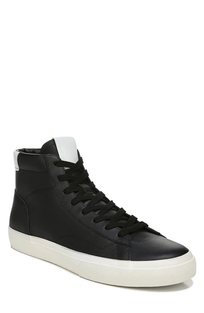 Shop Vince Fitzroy Hi Top Sneaker In Black