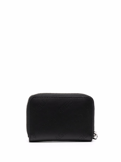 Shop Karl Lagerfeld K/punched Small Wallet In Black