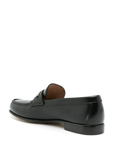 Ferragamo Mathias Slip-on Loafers In Black