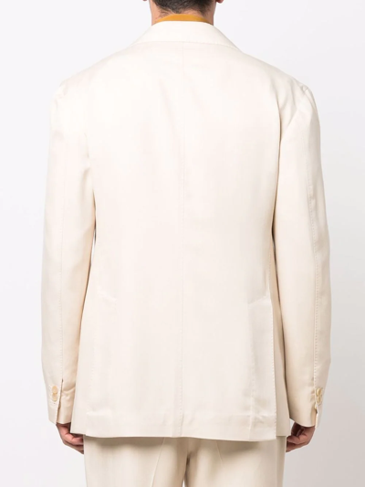 Giuliva Heritage Notched-lapels Single-breasted Blazer In Nude