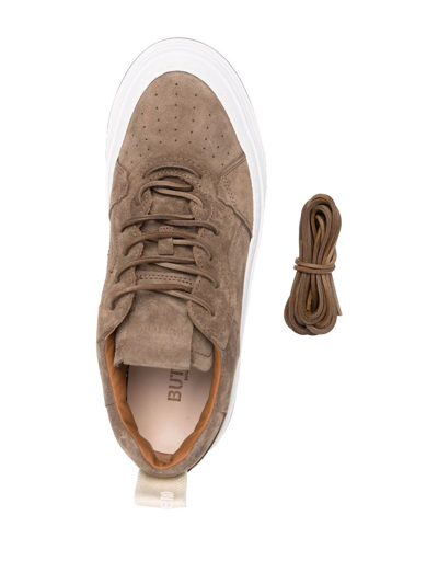 Shop Buttero Circolo Low-top Sneakers In Braun