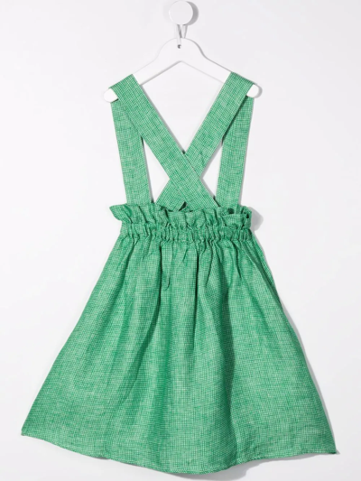 Shop Wolf & Rita Celiana Linen Skirt In Green