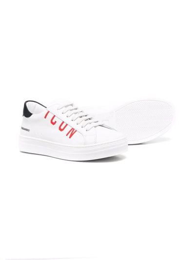 Dsquared2 Forever Icon Low-top Sneakers In White