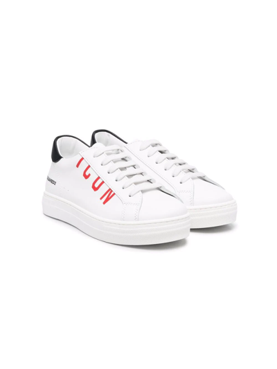 Dsquared2 Forever Icon Low-top Sneakers In White