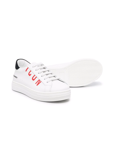 Dsquared2 Forever Icon Low-top Sneakers In White