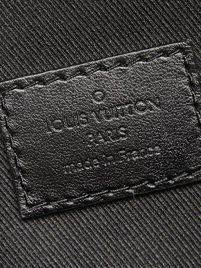 Pre-owned Louis Vuitton  Monogram Galaxy Discovery Belt Bag In Black