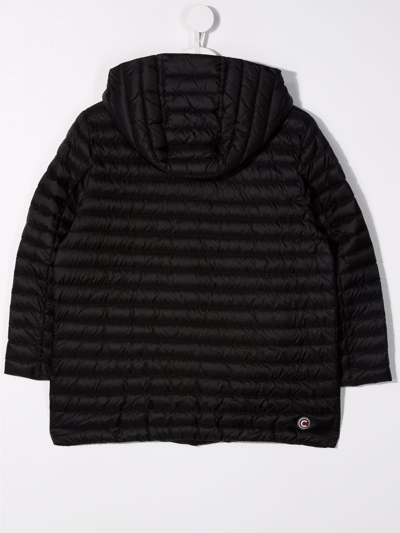 Shop Colmar Teen Padded Hooded Jacket In Black