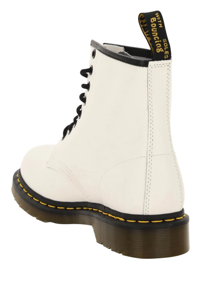 Shop Dr. Martens' 1460 Smooth Lace-up Combat Boots In White