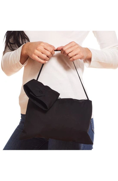 Gallery Water Resistant Packable Jacket In Black