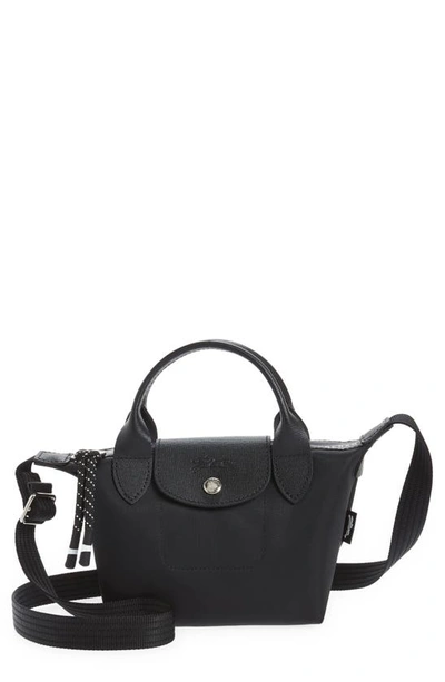 Shop Longchamp Le Pliage Small Crossbody Bag In Black