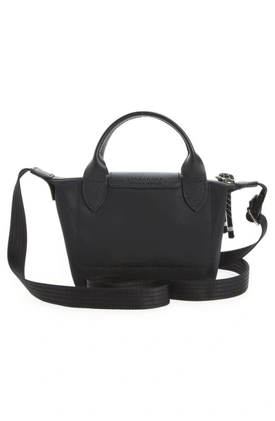 Longchamp Xs Le Pliage Energy Top Handle Bag In Black