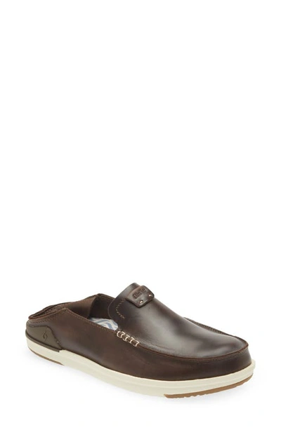 Olukai Kakaha Slip-on In Dk Java / Dk Java
