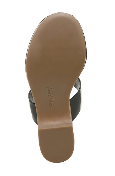 Shop Sam Edelman Yardlie Wedge Sandal In Black Patent