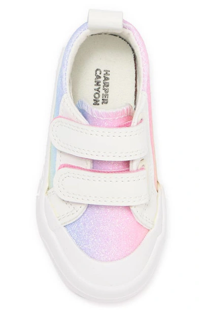 Shop Harper Canyon Maia Double Strap Sneaker In Rainbow Glitter