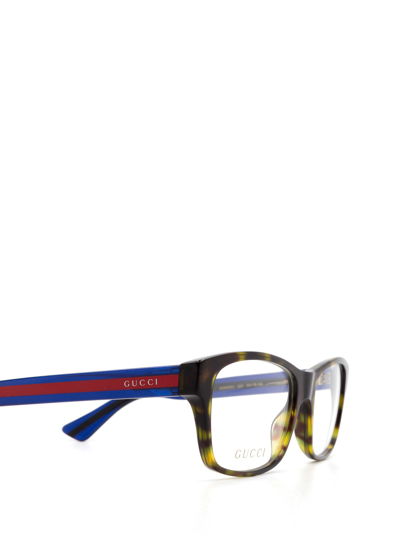 Shop Gucci Eyewear Gg0006o Havana Glasses