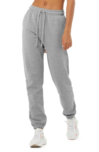 Shop Bella Plus Canvas Bella+canvas Bella + Canvas Terry Sweatpants In Athletic Heather