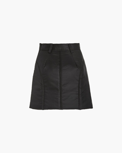 Shop Khaite Light Nylon Mitsy Skirt In 200 Black