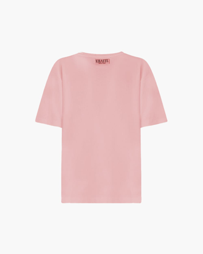 Shop Khaite The Mae T-shirt In 993 Deep Pink