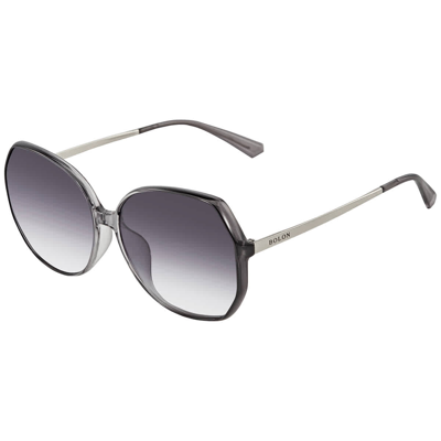 Shop Bolon Ambroise Dark Grey Gradient Oversized Ladies Sunglasses Bl5029 A12
