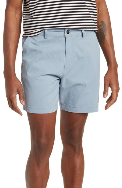 Shop Slate And Stone Ross Chino Shorts In Light Blue