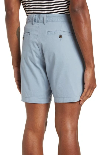 Shop Slate And Stone Ross Chino Shorts In Light Blue