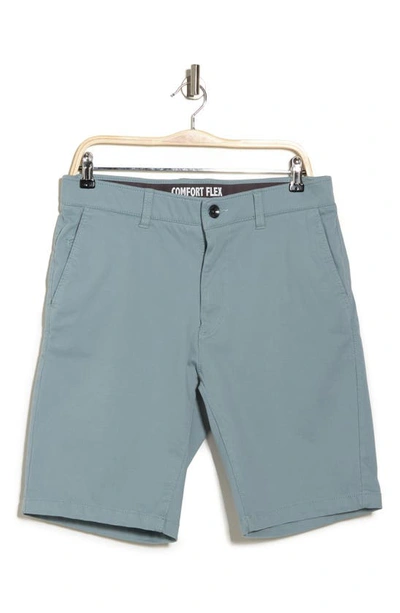 Shop Union Denim Union Flex Knit Twill Chino Shorts In Lacquer