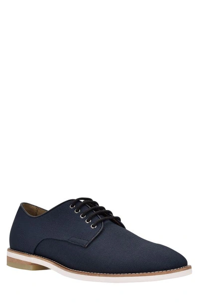 Shop Calvin Klein Aggussie Derby In Dark Blue Texture