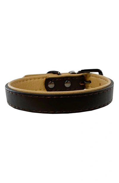 Shop Dogs Of Glamour Atelier Luxury Chocolate Dog Collar