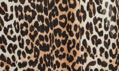 Shop Ganni Leopard Print Organic Cotton Cover-up