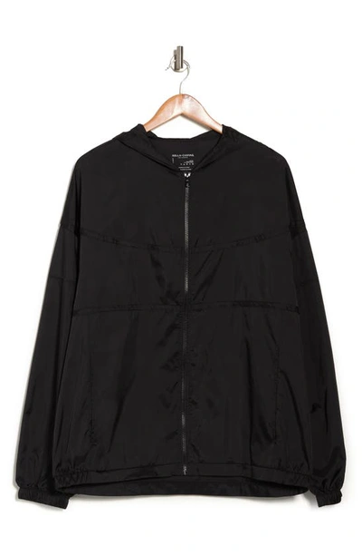 Shop Bella Plus Canvas Full Zip Windbreaker Jacket In Black