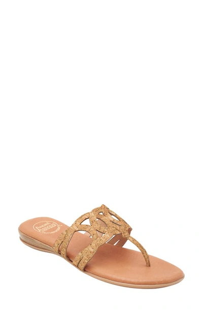 Shop Andre Assous Nature Sandal In Natural