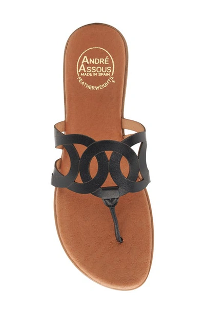 Shop Andre Assous Nature Sandal In Black